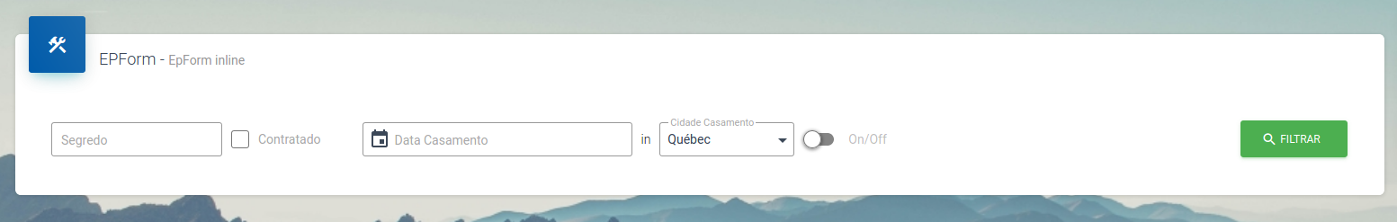 Inline form