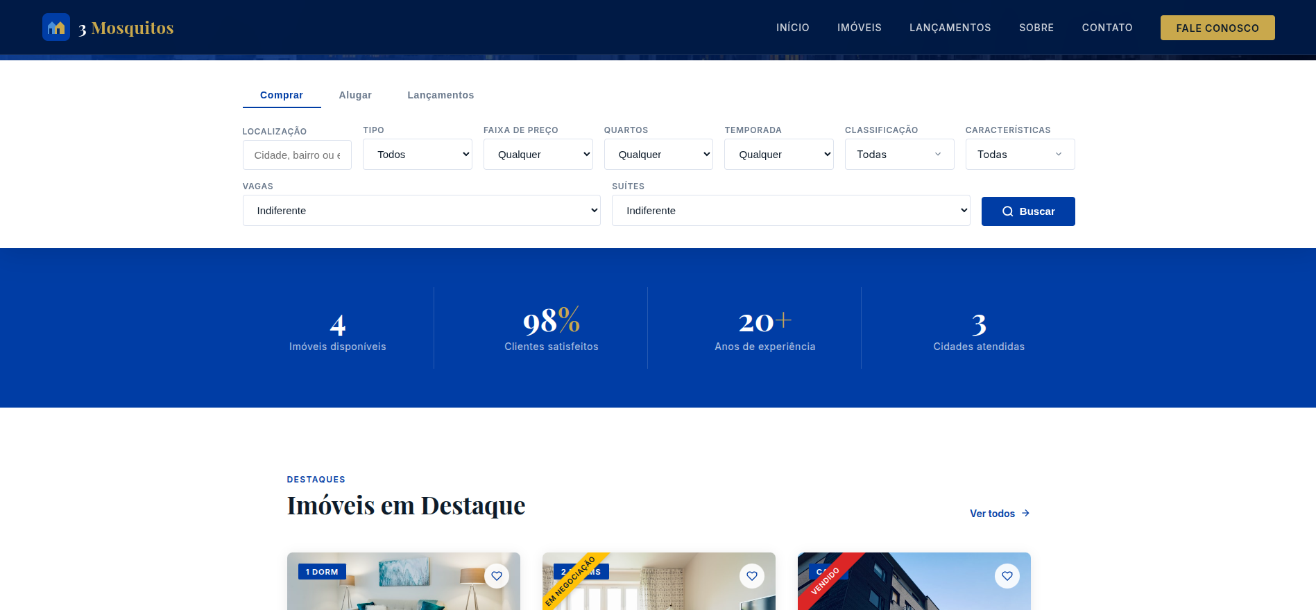 Real-estate portal — section 2