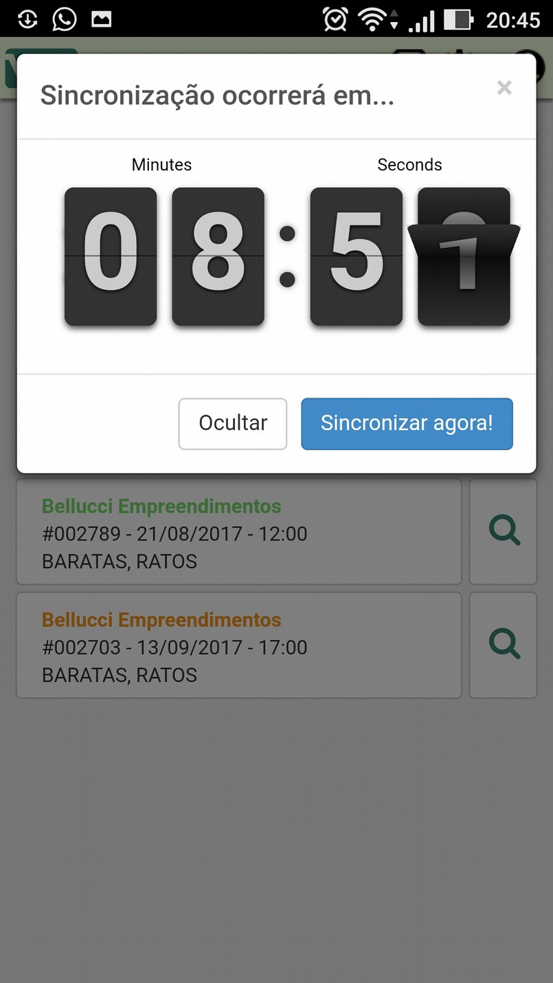 Sync timer